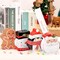 Christmas Tin Box Xmas Card Tin Box Metal Cookie Tin Box with Lid Assorted Card Holder Containers for Party Decor Supplies Santa Clause Snowman Gingerbread Penguin, 4 Pack